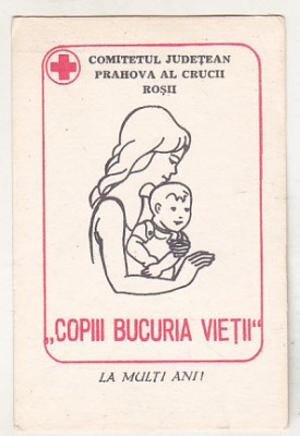 bnk cld Calendar de buzunar - 1988 - Crucea Rosie Prahova foto