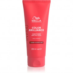 Wella Professionals Invigo Color Brilliance Balsam pentru parul ondulat, aspru si gros pentru păr vopsit 200 ml