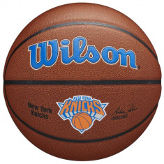 Mingi de baschet Wilson Team Alliance New York Knicks Ball WTB3100XBNYK maro foto