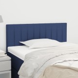 Cumpara ieftin Tăblie de pat, albastru, 100x5x78/88 cm, textil