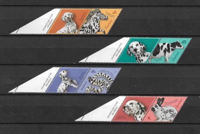 ROMANIA 2022 - ANIMALE TIP DALMATIAN, VINIETA 1 DIN COALA, MNH - LP 2358 foto
