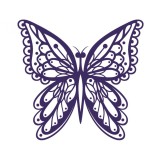 Cumpara ieftin Sticker decorativ Fluture, Albastru, 60 cm, 1150ST-3, animale si pasari, Oem