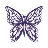 Sticker decorativ Fluture, Albastru, 60 cm, 1150ST-3