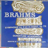 Disc vinil, LP. Symphonie Nr.2 En Re Majeur, Op. 73. Ouverture Pour Une Fete Academique, En Ut Mineur, Op. -242071
