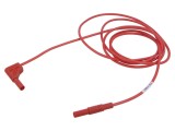 Cablu de măsurare 16A 1kV 2m roşu HIRSCHMANN T&amp;M
