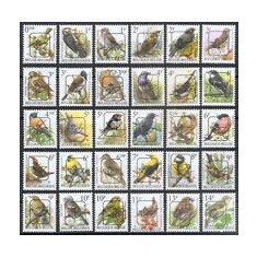 BELGIA-4=Pasari-30 timbre preobliterate in stare nestampilata,MNH
