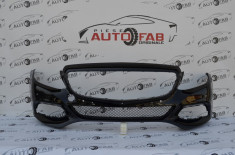 Bara fa?a Mercedes-Benz C-Class W205 an 2014-2018 cu gauri pentru Parktronic ?i camere foto