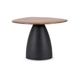 Cumpara ieftin Masuta otel gri antracit lemn maro Stanley 60x58x45 cm