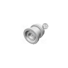 Conector BNC, 50Ω, tata, aurit, TE Connectivity - 1-1337426-0