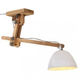 VidaXL Lampă de tavan, 25 W, alb, 105x30x65-108 cm, E27