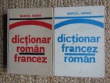 Marcel Saras - Dictionar Roman-Francez / Francez-Roman 2 volume