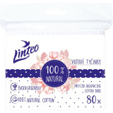 Linteo Natural Cotton Buds bețișoare din bumbac &icirc;n săculeț 80 buc