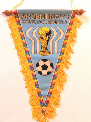 Fanion fotbal - Campionatul Mondial de Fotbal ARGENTINA 1978 foto