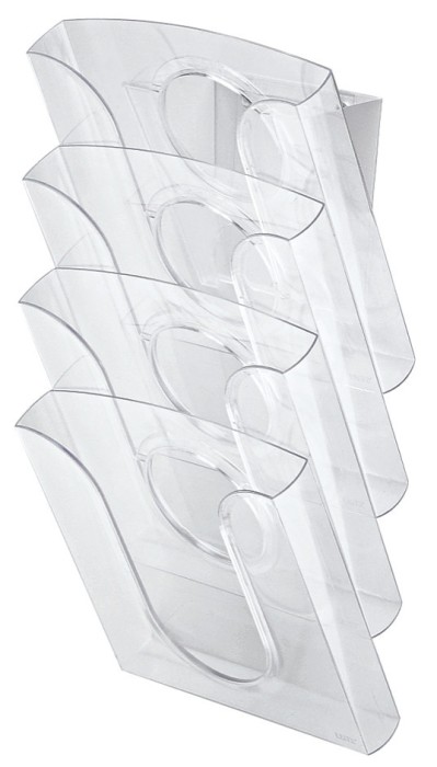 Set tăvițe documente Leitz Presenter 4+1 buc cu sprijin transparent