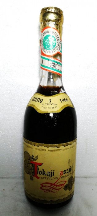 B 47 RARITATE -vin ROSU TOKAJI ASSU, recoltare 1966