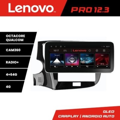 Navigatie Mitsubishi Outlander 2014- K-1230 Lenovo PRO 4+64 12.3 inch qled android 4G DSP gps internet CarStore Technology foto