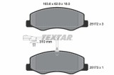 TEXTAR 2517201 Q+ set placute frana,frana disc
