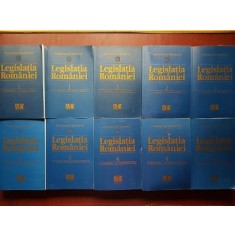 Legislatia Romaniei. 1 Ianuarie - 31 Decembrie 2018 (10 volume, seria completa)