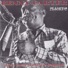 CD Jazz: Benny Carter ‎– 'Live And Well In Japan! ( 1992 )