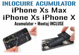 Inlocuire acumulator iPhone Xs Max iPhone Xs iPhone X