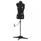VidaXL Formă pentru rochie femeie reglabilă negru, dimensiune S 33-40