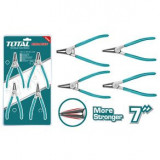 Set clesti pentru sigurante TOTAL - 4 buc - 7&quot;/180mm (INDUSTRIAL) - TOTAL - SET CLESTI PENTRU SIGURANTE - 4 BUC - 7&quot;/180MM (INDUSTRIAL)