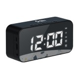 Cumpara ieftin Ceas digital wireless iSEN S15, Negru, Bluetooth, Display Led, Alarma, Radio FM, Difuzoare HD, Redare TF Card, 1200mAh