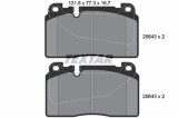 TEXTAR 2564301 set placute frana,frana disc