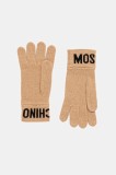 Moschino mănuși de l&acirc;nă culoarea maro, M2357 65232