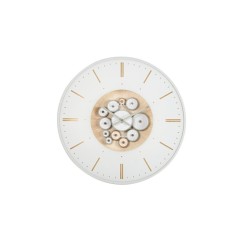 Ceas perete alb natur Industry &Oslash;53x6h