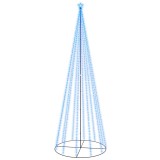 Cumpara ieftin Brad de Craciun conic, 732 LED-uri, albastru, 160x500 cm