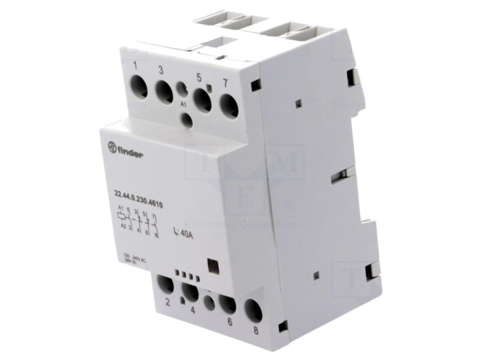 Contactor 4P 40A 230V AC/DC
