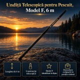 Undiță Telescopică pentru Pescuit Model F, Lungime 6m