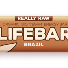 Lifebar Baton cu Nuci Braziliene Raw Bio Lifefood 47gr