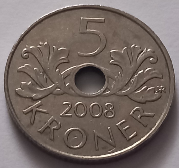 Norvegia , 5 Kroner 2008