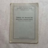 Tabele de productie pentru quercinee ( Stejar, Gorun, Garnita si Cer )