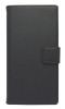Husa Universala Tip Carte Neagra 4-4.5 inch, Stand Reglabil, Piele Eco, Compatibila Diverse Modele: iPhone 5, Galaxy S4 mini, Lumia