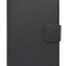 Husa tip carte cu stand universala reglabila (Modern) neagra pentru telefoane cu diagonala de 4 - 4,5inch
