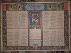 CALENDAR ORTODOX, 1968 foto