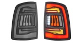 Set lampi spate, stopuri Dodge Ram 09.20; Ram 1500/2500/3500/Classic 05.20, spate, stanga+dreapta, indicator dinamic; cu animatii; LED; transparent,