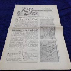 REVISTA ZIG ZAG MAGAZIN NR 6 APRILIE 1990