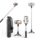 Selfie stick cu trepied, telecomanda, 360 Asteroid GSM L11, 73cm