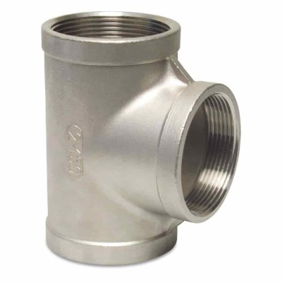 Teu Inox Filetat 1/2&amp;quot;, Racord Inox 90&amp;deg;, Fiting Inox V4A foto