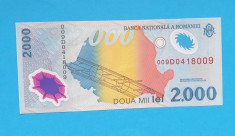 Bancnota stare foarte buna 2000 Lei 1999 - Doua mii Lei - 2.000 Lei foto