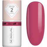 Semilac Easy Off Step 2 unghii cu gel folosind UV / lampă cu LED culoare Pink Coral 7 ml