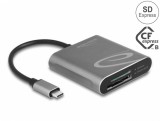 Cititor de carduri USB type C la SD Express/CFexpress, Delock 91000