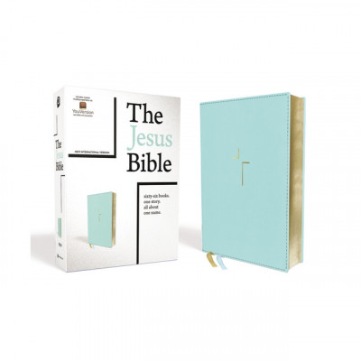 The Jesus Bible, NIV Edition, Leathersoft, Blue, Comfort Print foto