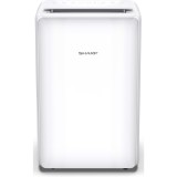 Dezumidificator SHARP P20E, 20l/24h, Control electronic, Rezervor 3.8l, Functionare continua, Alb