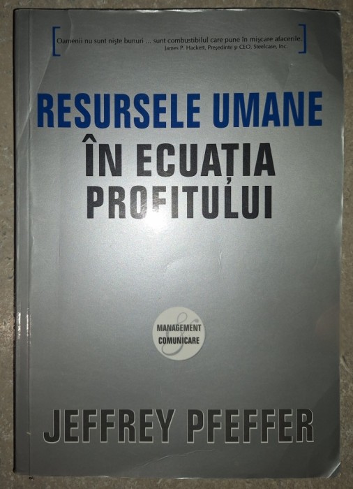 Jeffrey Pfeffer - Resursele umane &icirc;n ecuația profitului