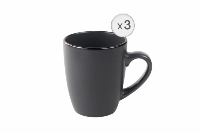 SET 3 CANI CERAMICA, 354 ML, CALYPSO, ART OF DINING